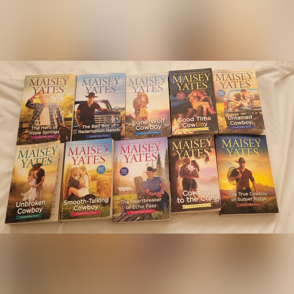 (10 PB BKS) Maisey Yates Golden Valley Series.  - LOT